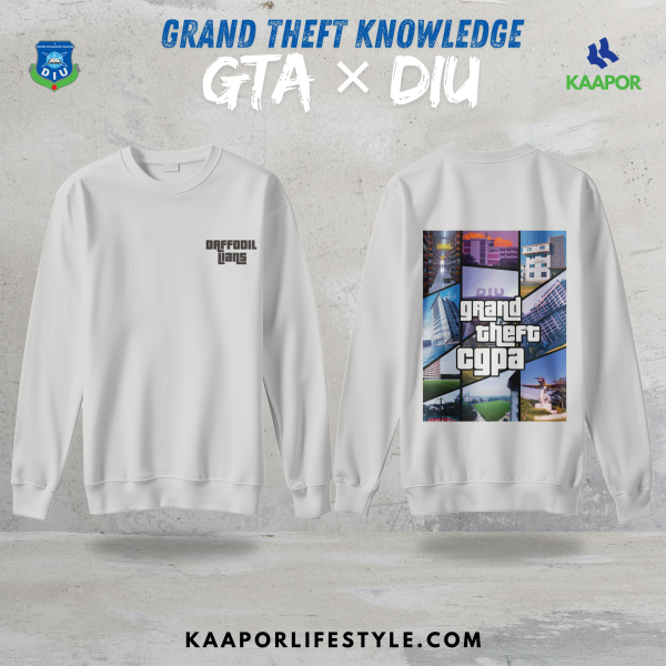 white -daffodil-sweatshirt gta Daffodillians GTA